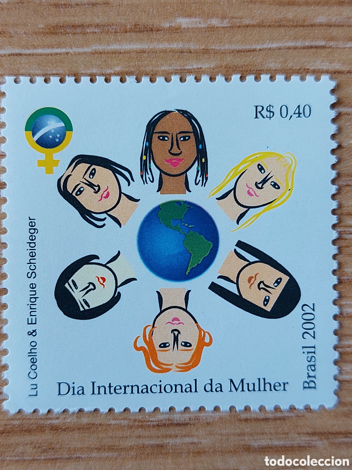 Sellos: 2002 Brasil A&ntilde;o internacional de la mujer - Foto 1