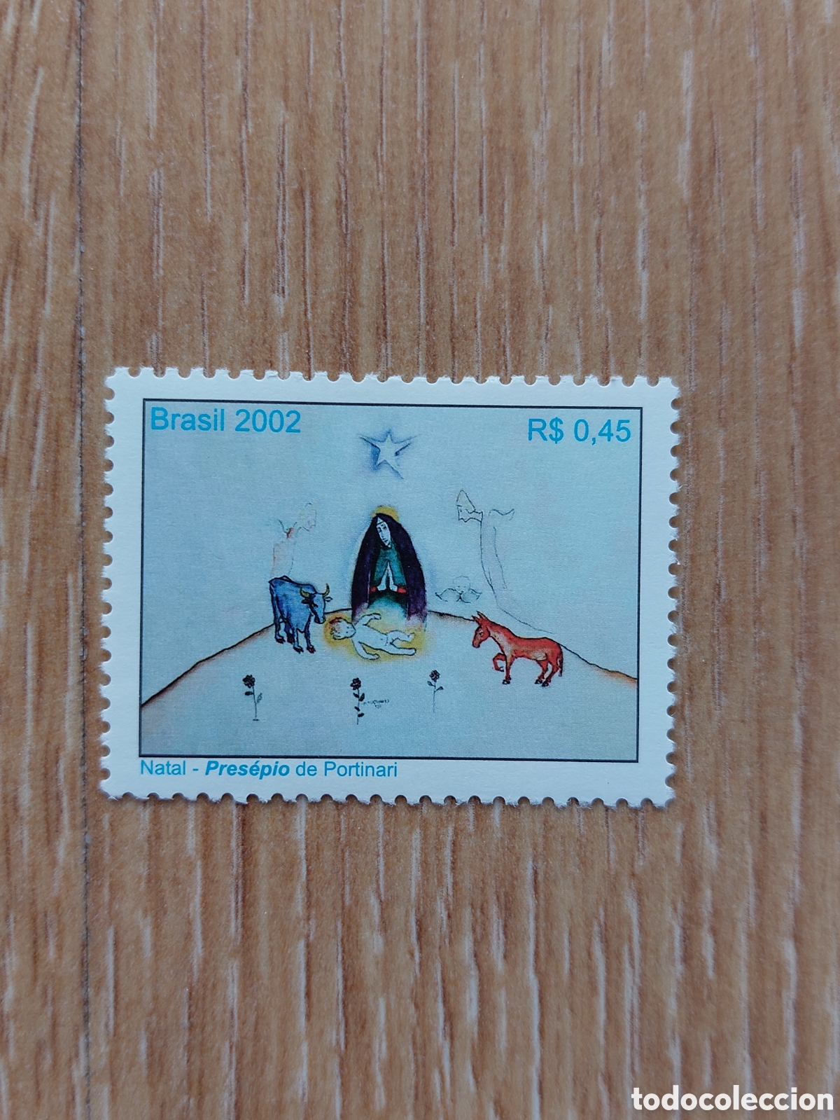 Sellos: 2002 Brasil nuevo Navidad natal - Foto 1