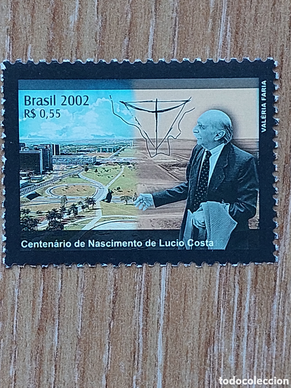 Sellos: 2002 Brasil nuevo Lucio Costa - Foto 1