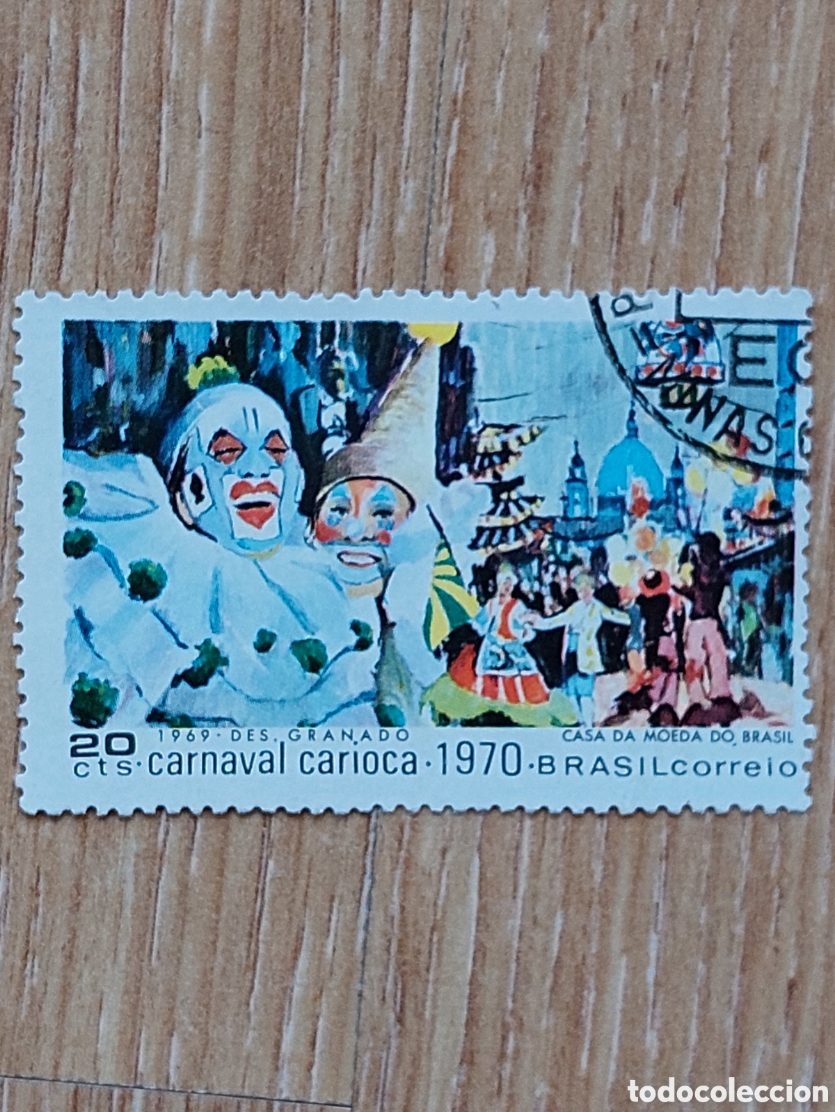 Sellos: 1970 Brasil usado Carnaval carioca - Foto 2