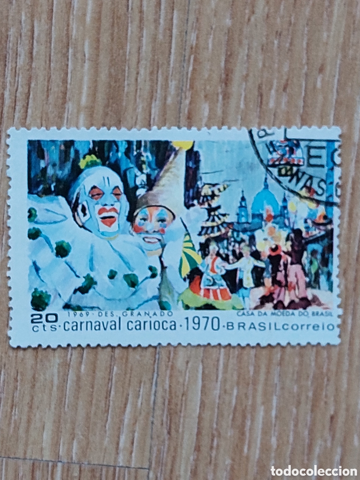 Sellos: 1970 Brasil usado Carnaval carioca - Foto 1