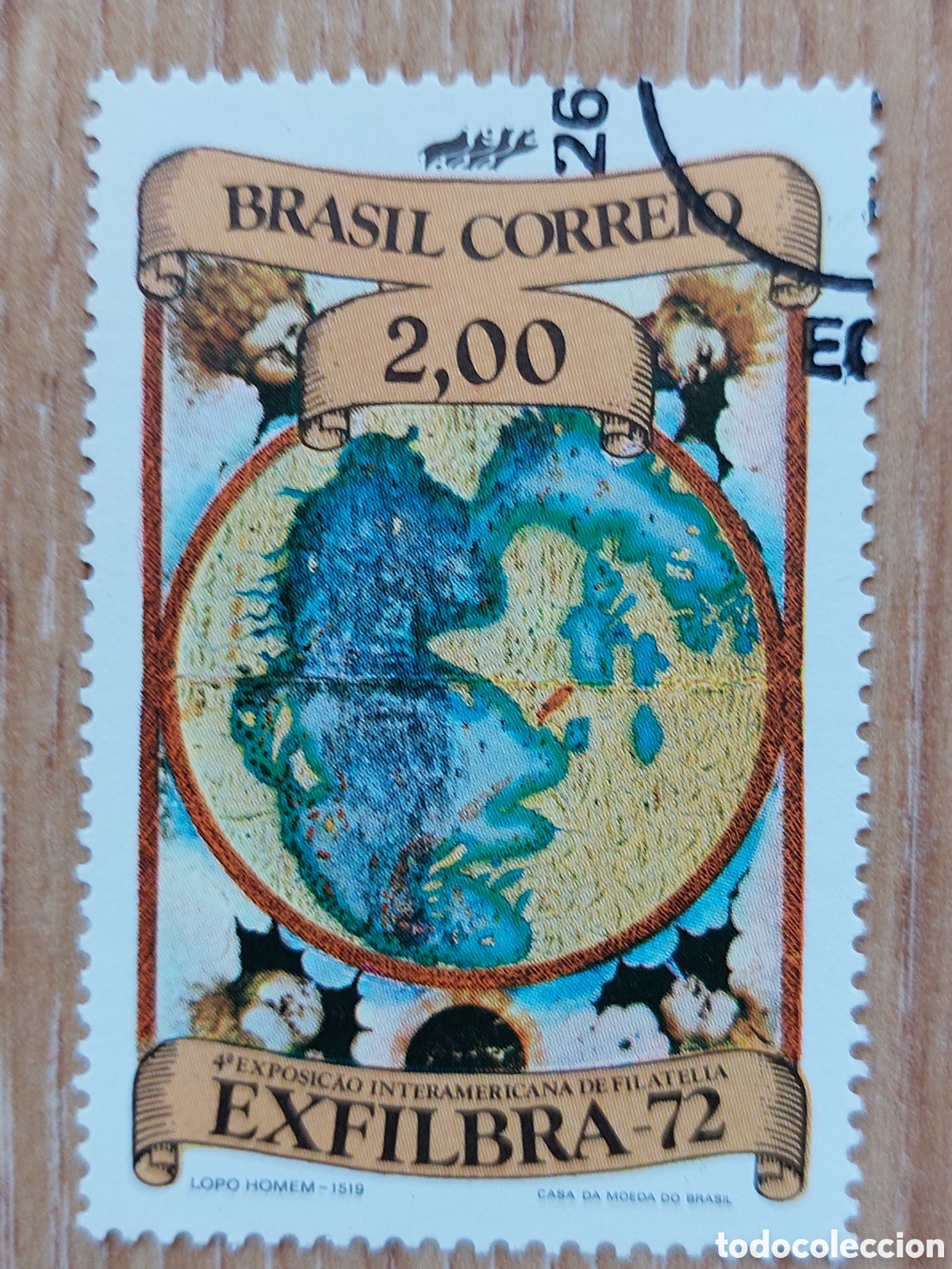 Sellos: 1972 Brasil usado Exfilbra - Foto 1