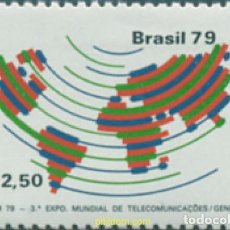 Sellos: 293953 MNH BRASIL 1979 3 EXPOSICION MUNDIAL DE TELECOMUNICACIONES, EN GINEBRA