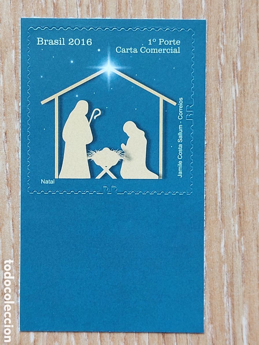 Sellos: 2016 Brasil nuevo Natal Navidad - Foto 1
