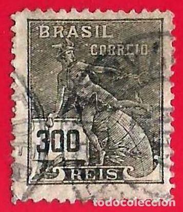 Sellos: BRASIL. 1925. MERCURIO Y GLOBO TERRAQUEO - Foto 1