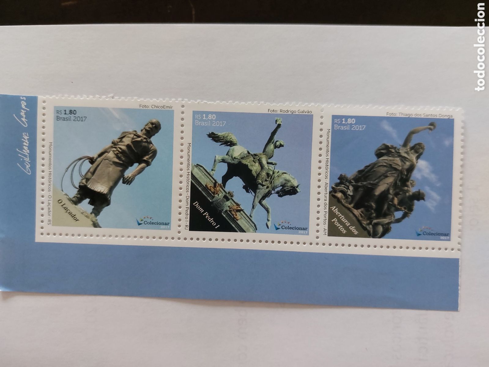Sellos: 2017 Brasil nuevo Monumentos Hist&oacute;ricos - Foto 1