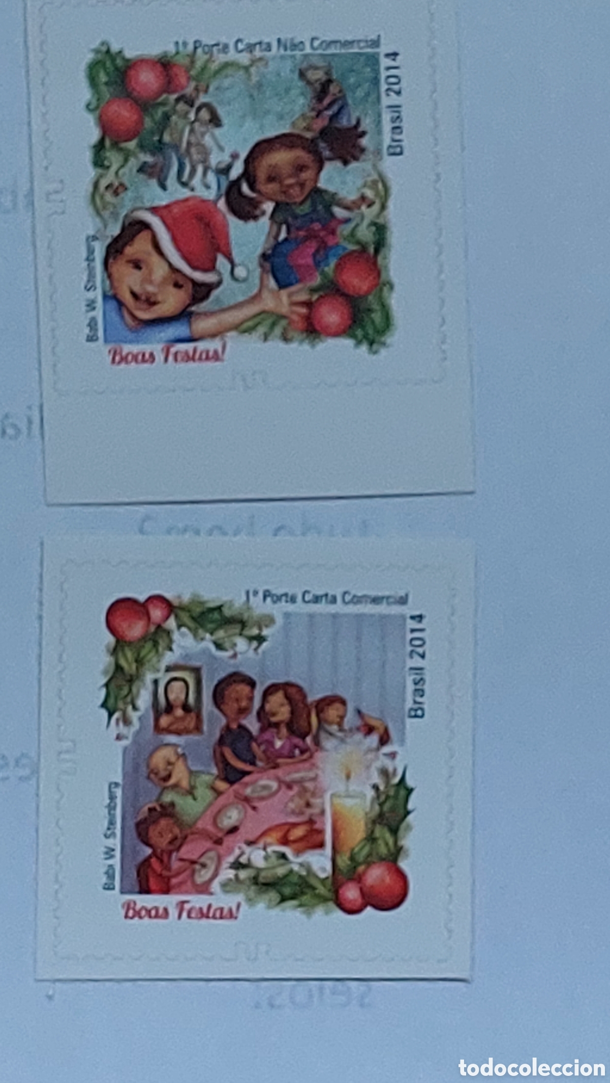 Sellos: 2014 Brasil nuevo Natal Navidad - Foto 3