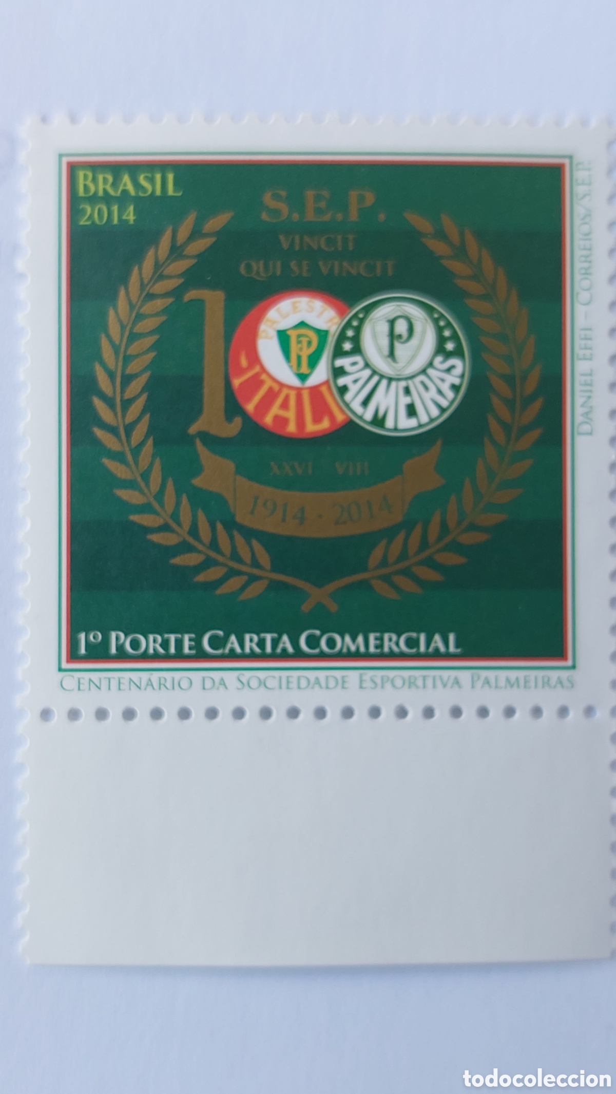 Sellos: 2014 Brasil nuevo Palmeiras - Foto 1