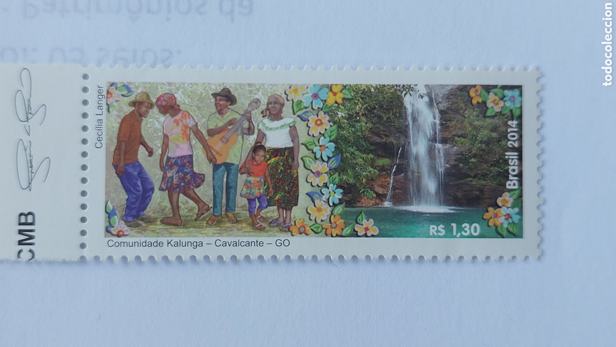 Sellos: 2014 Brasil nuevo Comunidad Kalunga - Foto 1