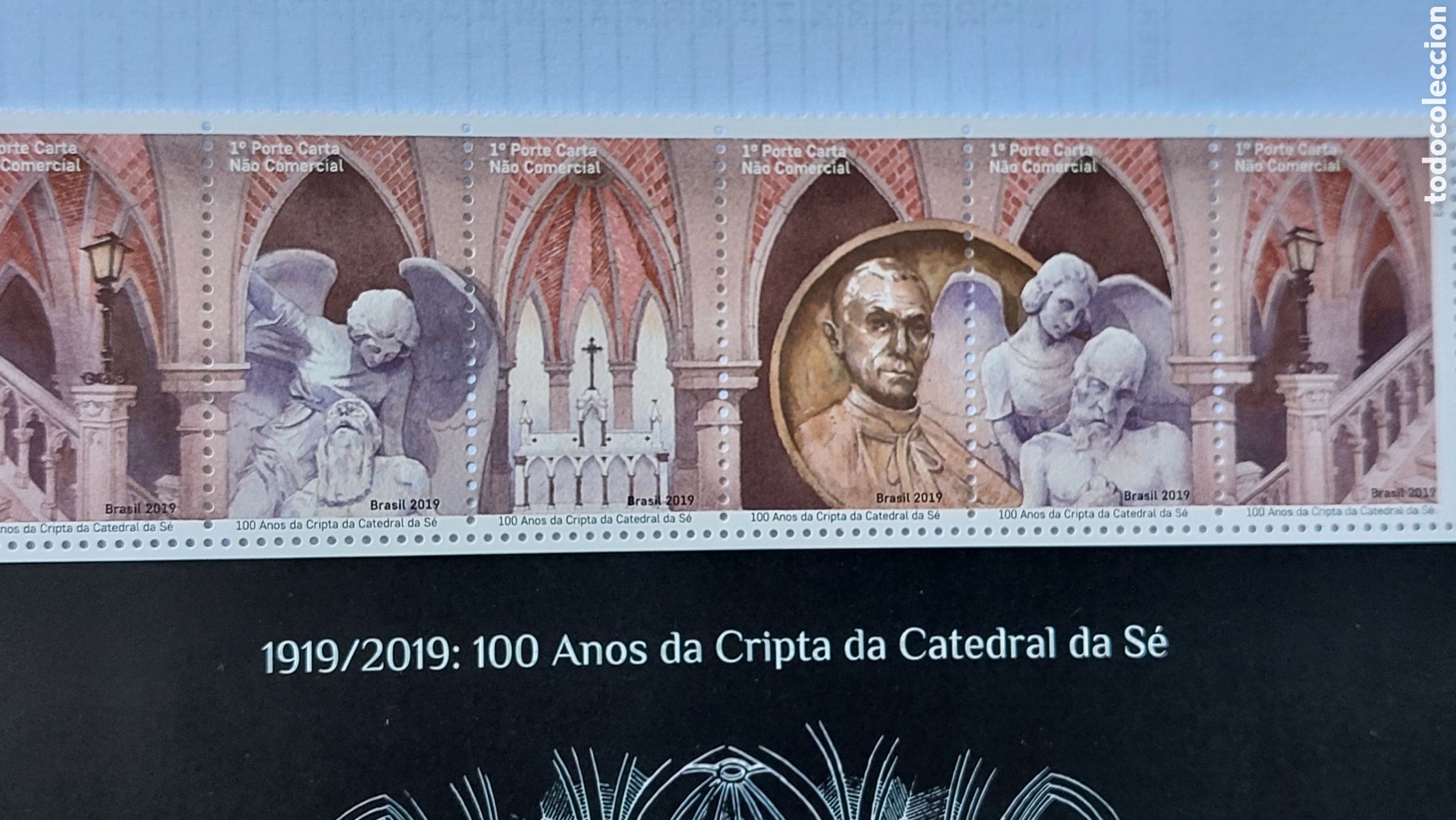 Sellos: 2019 Brasil nuevo Cripta da Catedral da Z&eacute; - Foto 1
