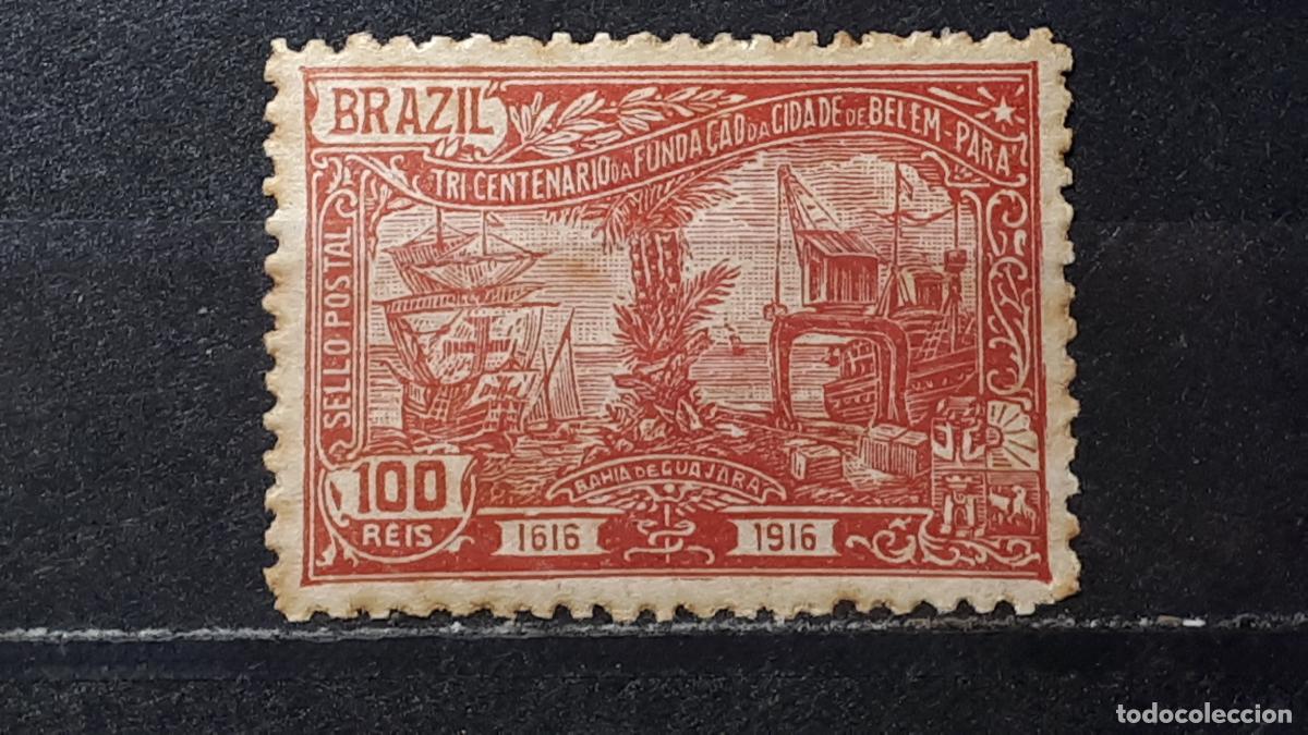 Sellos: BRASIL * A&Ntilde;O 1916. YVERT 148 - Foto 1