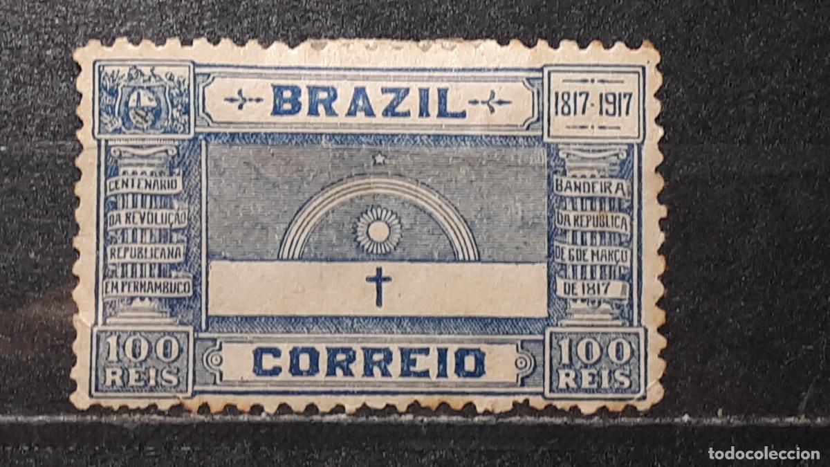 Sellos: BRASIL * A&Ntilde;O 1917. YVERT 149 - Foto 1