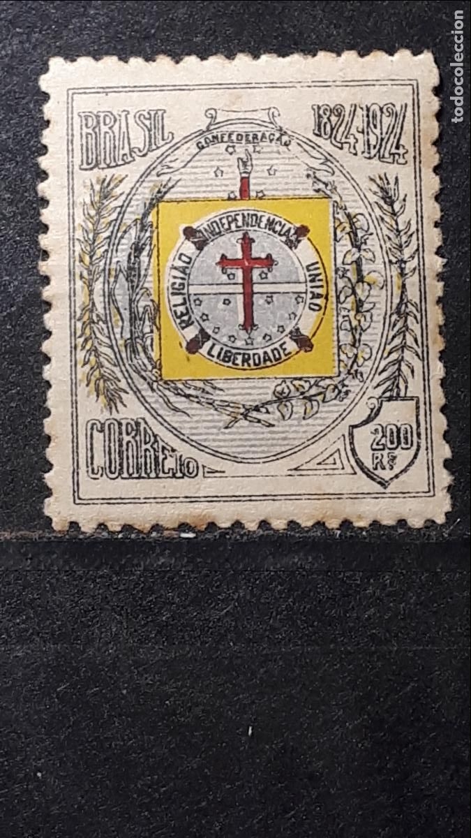 Sellos: BRASIL * A&Ntilde;O 1924. YVERT 187 - Foto 1