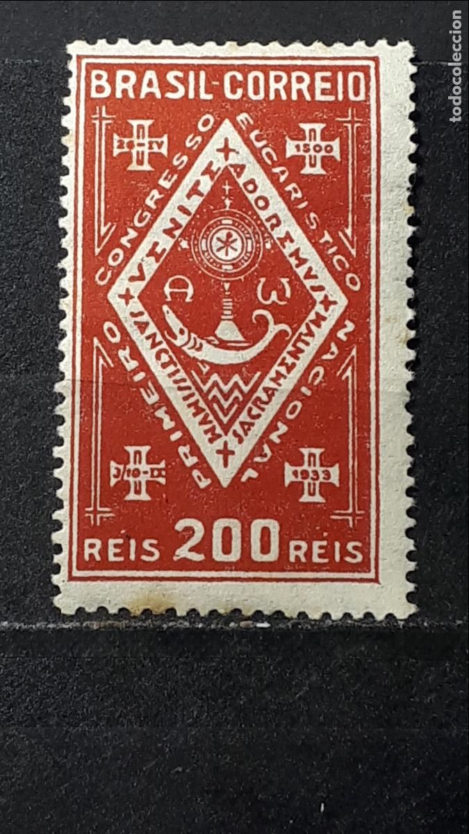 Sellos: BRASIL *. A&Ntilde;O 1933 YVERT 255 - Foto 1