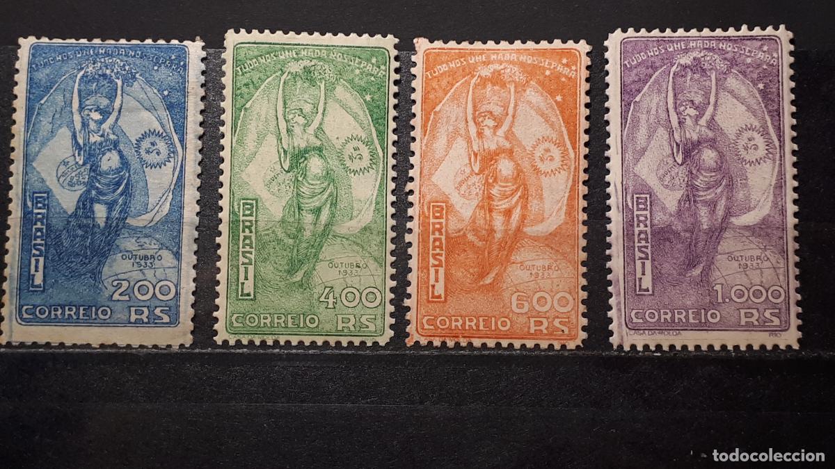 Sellos: BRASIL *. A&Ntilde;O 1933 YVERT 256/9 - Foto 1