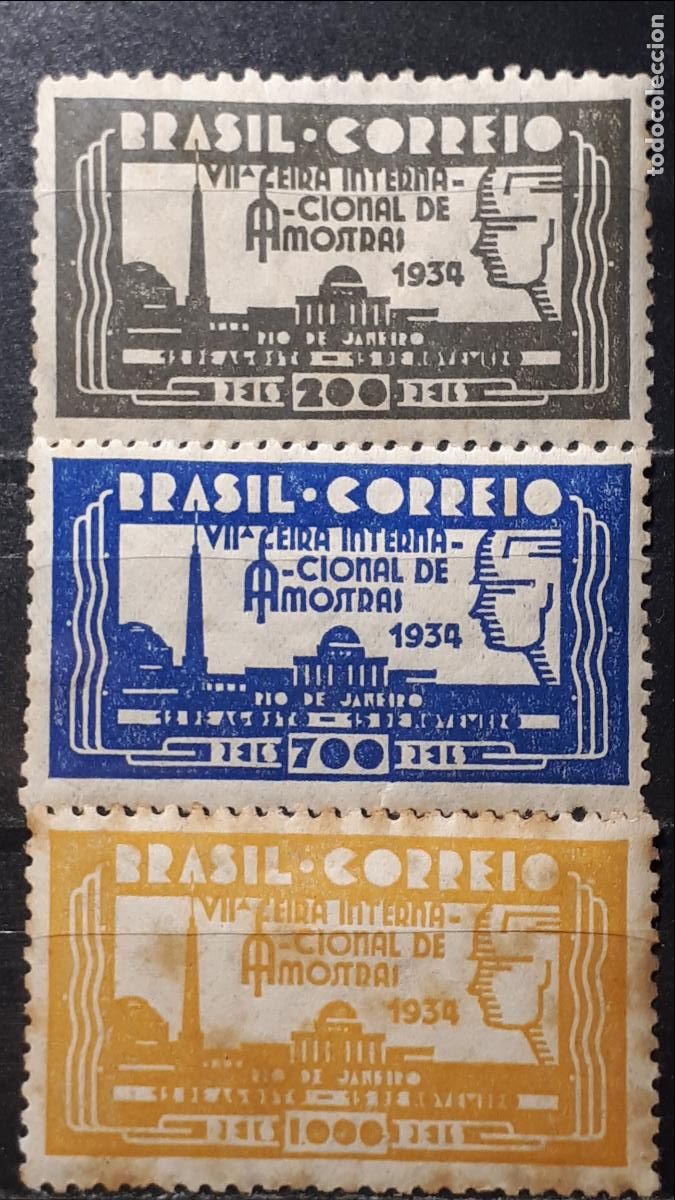 Sellos: BRASIL *. A&Ntilde;O 1934 YVERT 264/7 - Foto 1