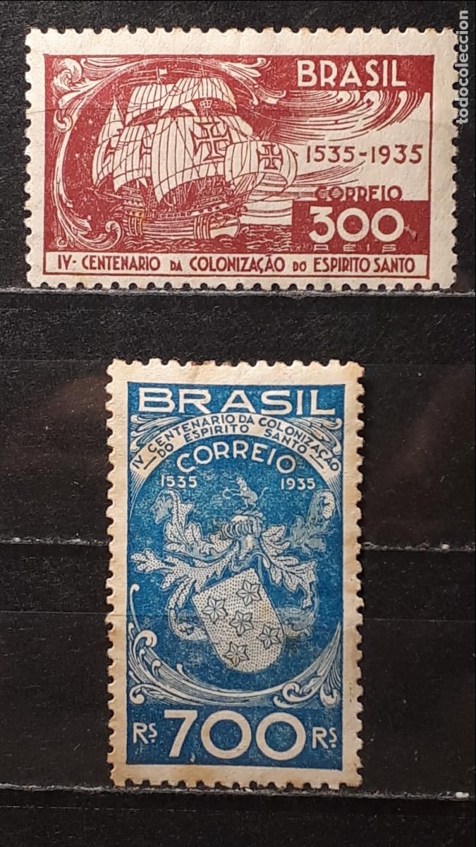 Sellos: BRASIL *. A&Ntilde;O 1935. YVERT 300/1 - Foto 1
