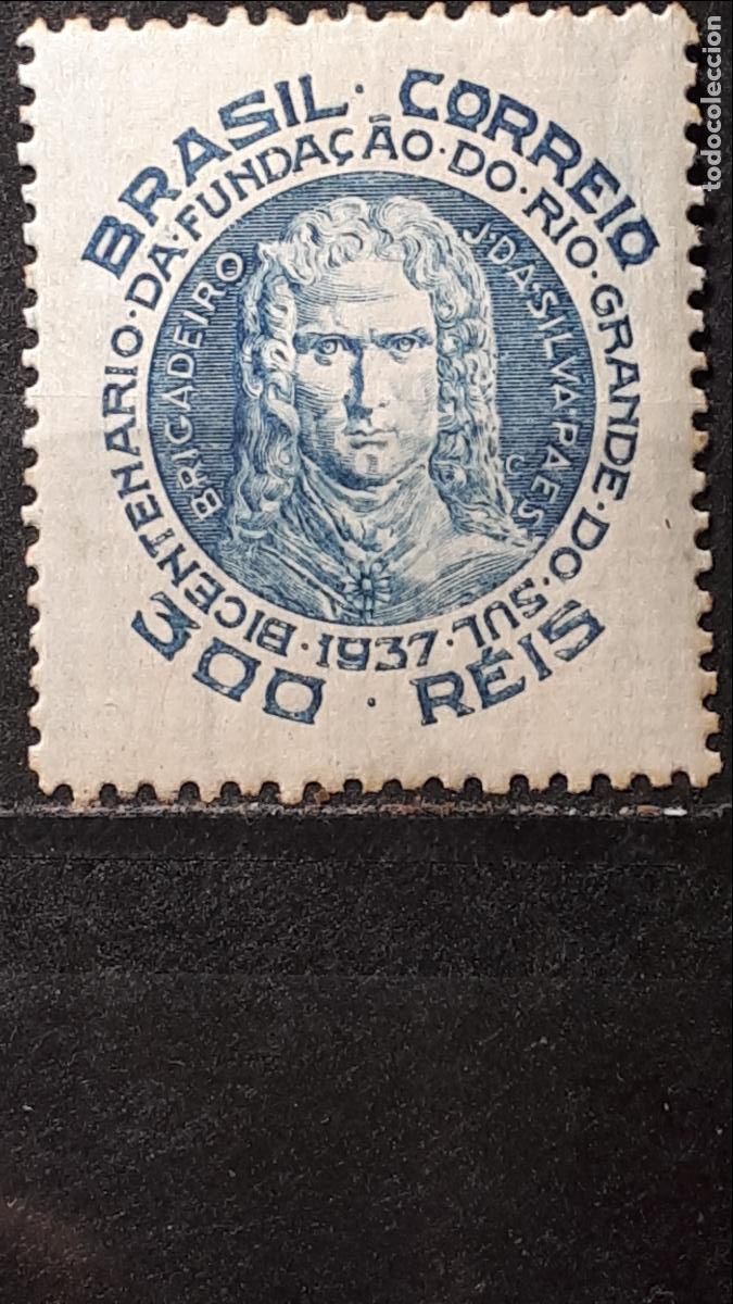 Sellos: BRASIL *. A&Ntilde;O 1937, YVERT 334 - Foto 1