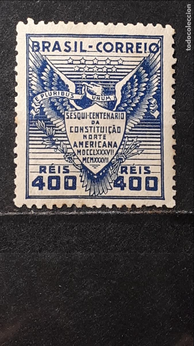 Sellos: BRASIL *. A&Ntilde;O 1937, YVERT 335 - Foto 1