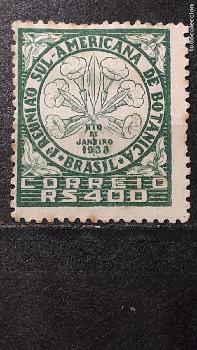 Sellos: BRASIL (*)/*. A&Ntilde;O 1939. YVERT 349 - Foto 1