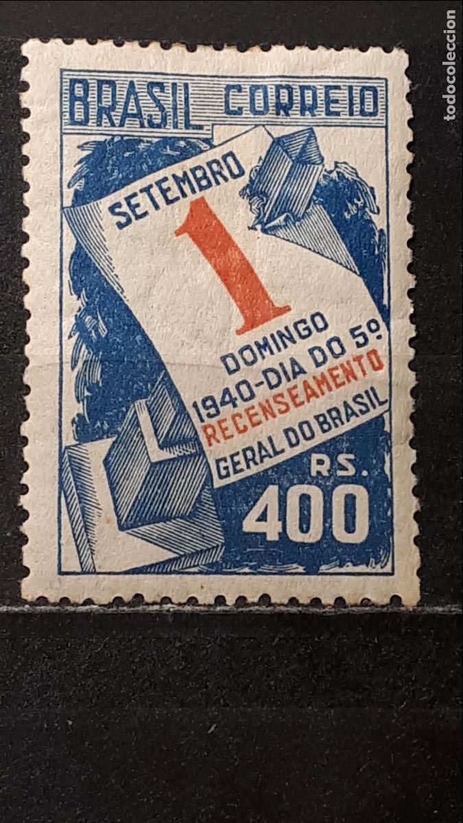 Sellos: BRASIL *. A&Ntilde;O 1940. YVERT 373 - Foto 1