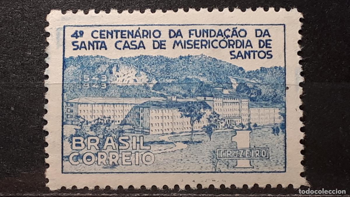Sellos: BRASIL *. A&Ntilde;O 1943. YVERT 414 - Foto 1
