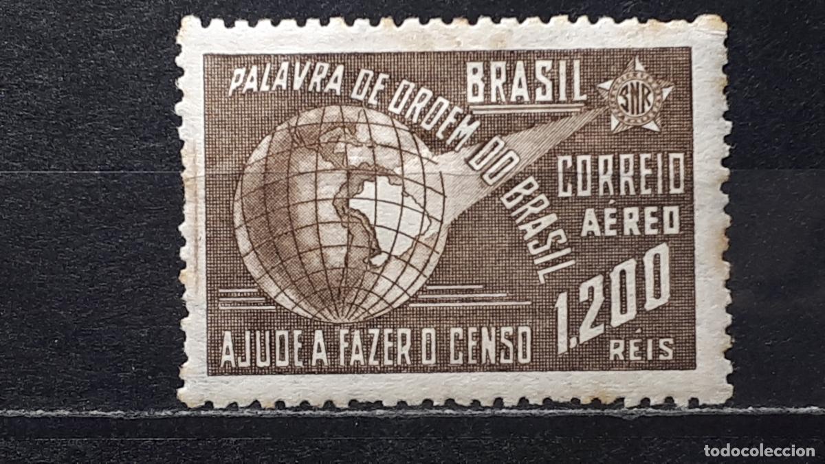 Sellos: BRASIL *. A&Ntilde;O 1941. YVERT A&Eacute;REO 32. - Foto 1