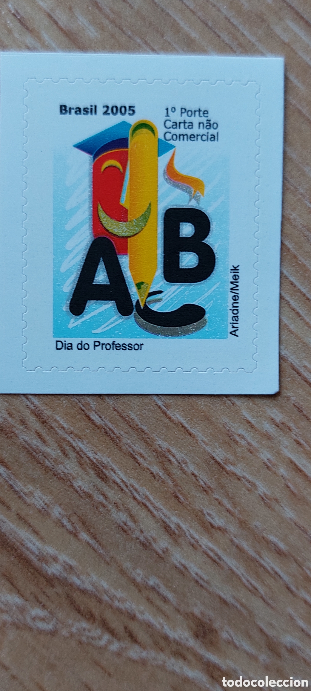 Sellos: 2005 Brasil nuevo d&iacute;a del profesor - Foto 1