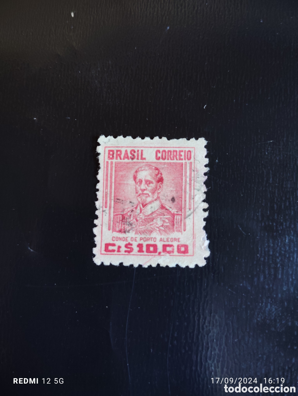 Francobolli: Sello Brasil usado 1941 Conde de Porto Alegre