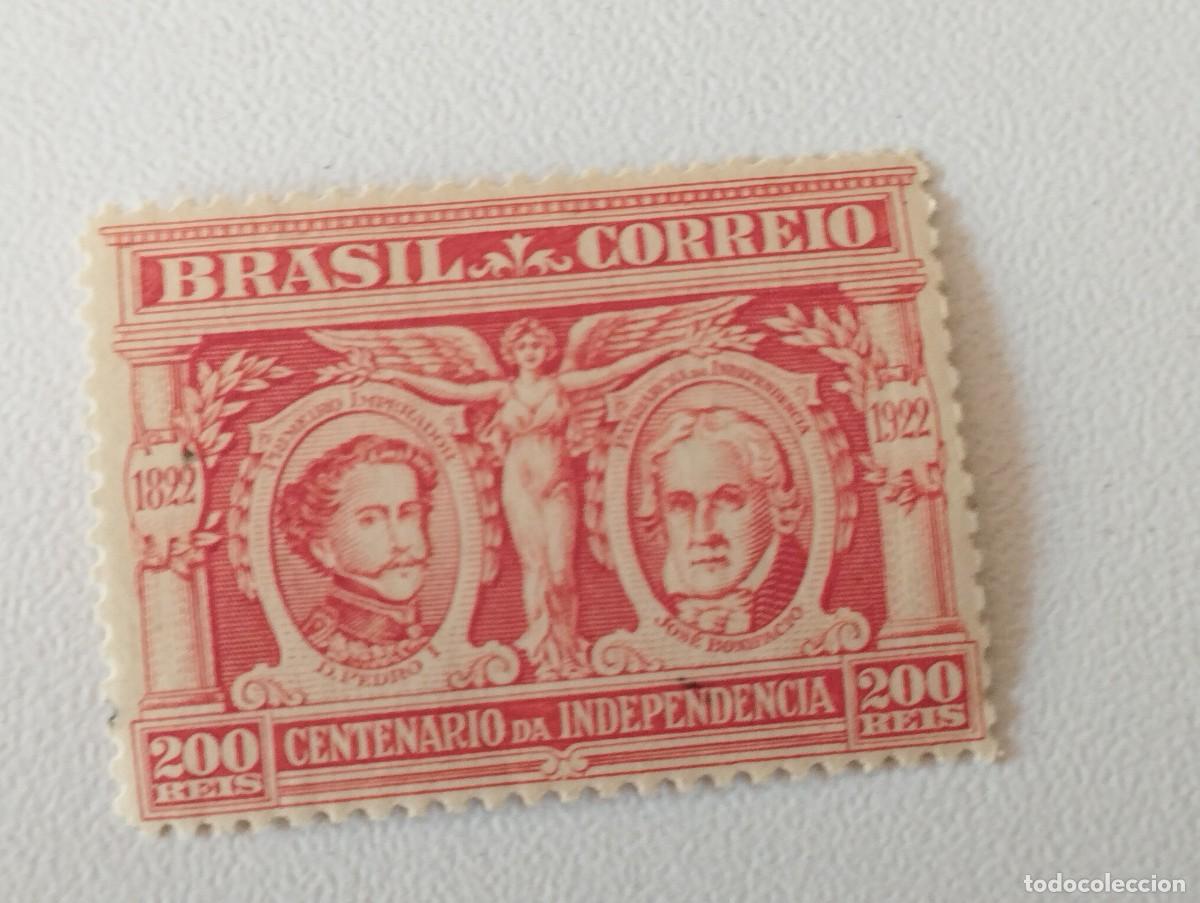 Sellos: SELLOS BRASIL CENTENARIO DA INDEMPENDENCIA 1922 - Foto 1