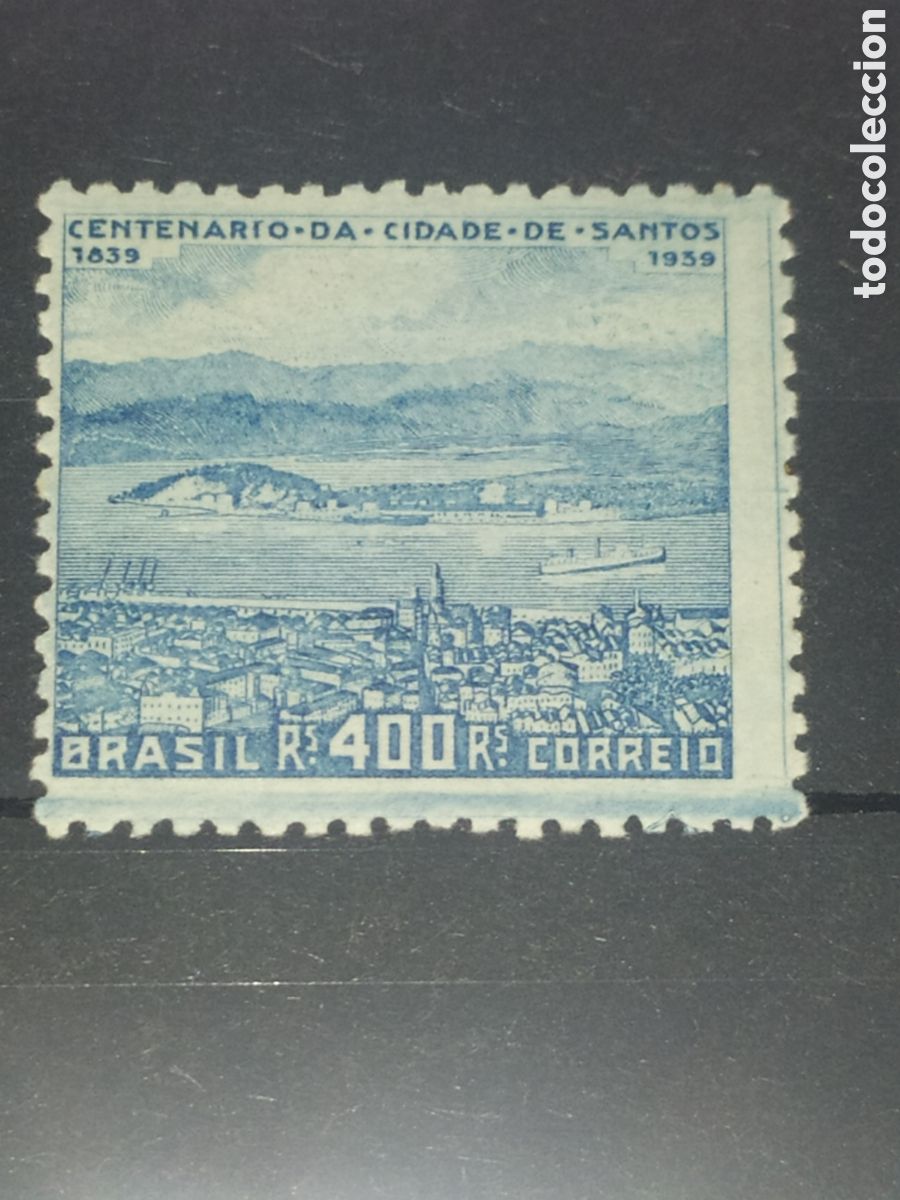 Sellos: BRASIL 348* CENTENARIO CIUDAD DE SANYOS - Foto 1
