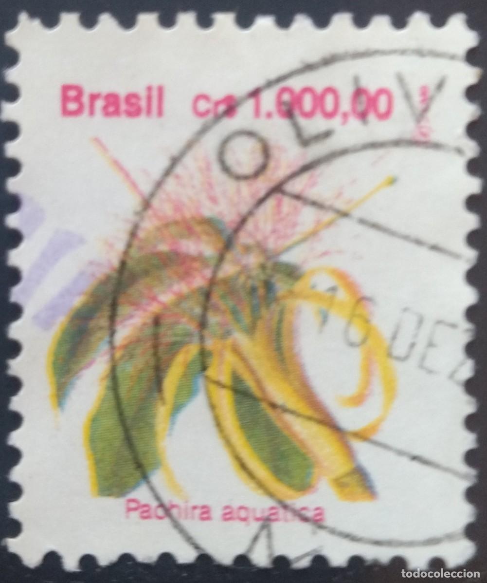 Sellos: BRASIL 1992 Flores. USADO. - Foto 1