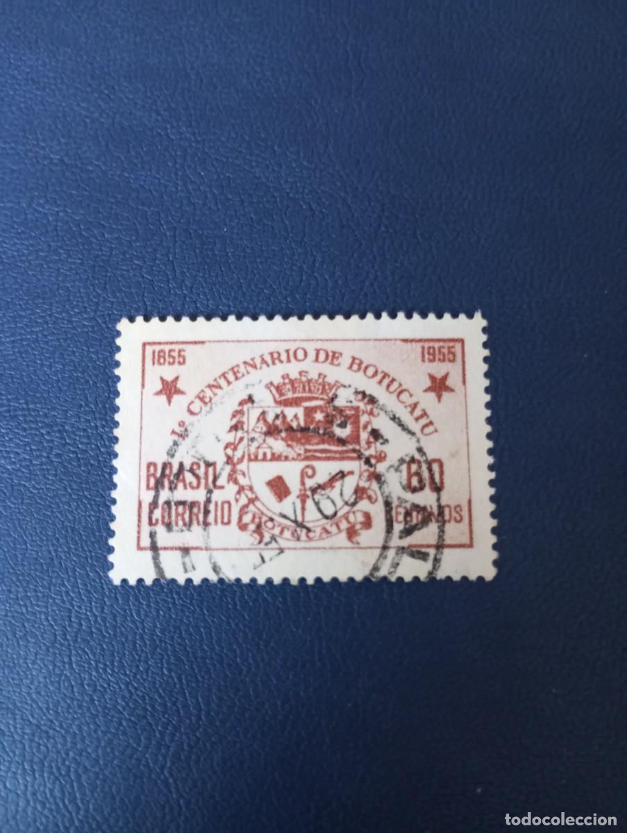 Sellos: BRASIL 1955, CENTENARIO DE BOTOCATU, YT 603 - Foto 1