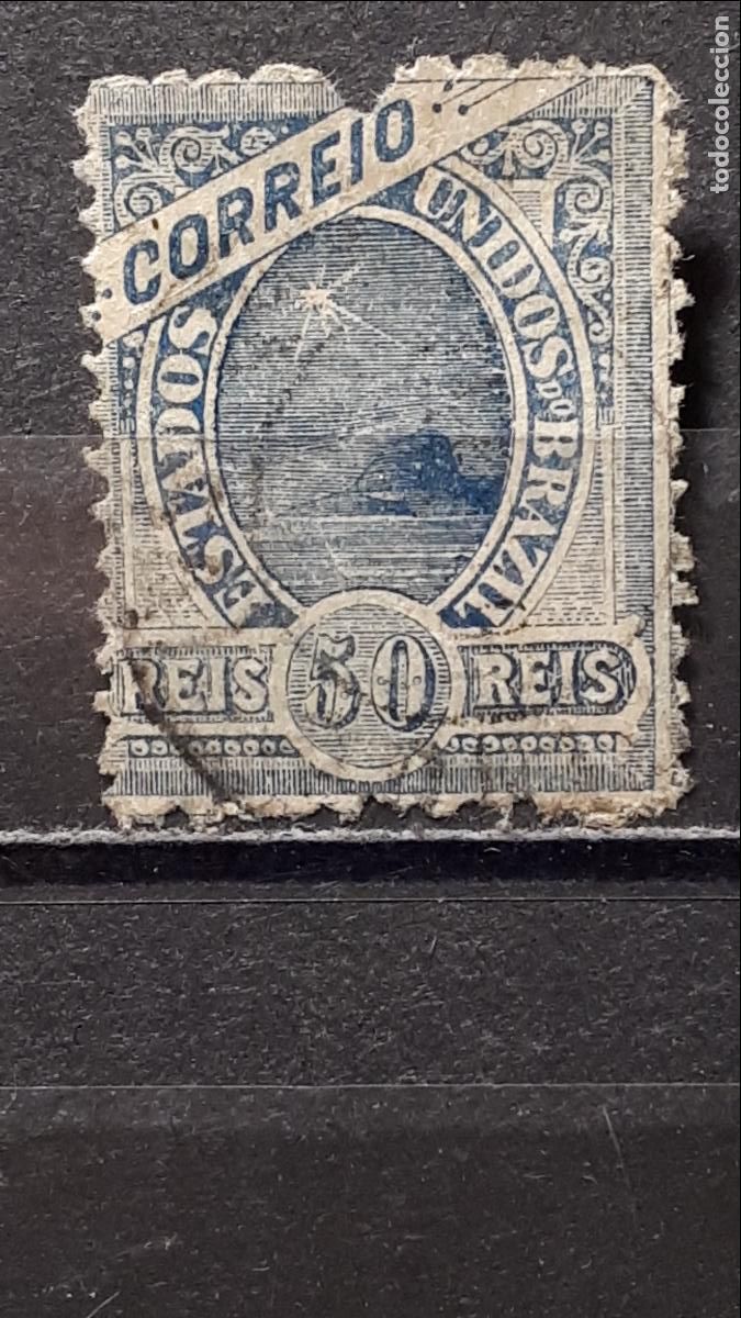 Sellos: BRASIL. A&Ntilde;O 1894.&deg;. YVERT 81 - Foto 1