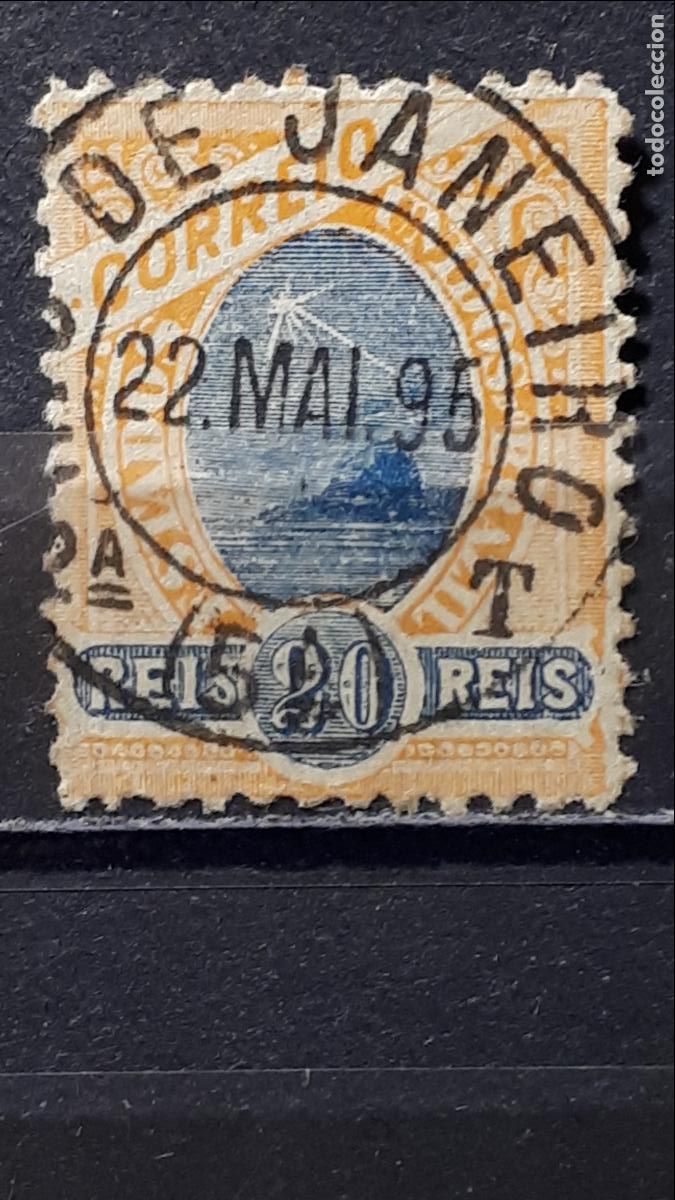Sellos: BRASIL. A&Ntilde;O 1894. &deg;. YVERT 80 - Foto 1