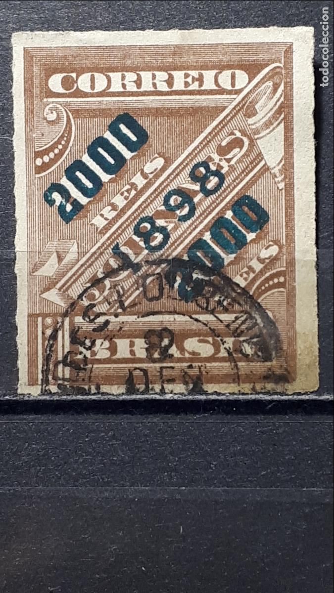 Sellos: BRASIL. A&Ntilde;O 1898. &deg;. YVERT 10 - Foto 1