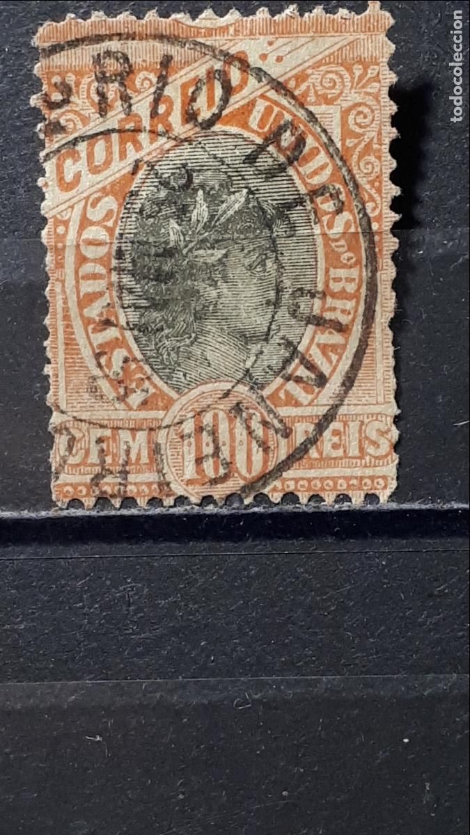 Sellos: BRASIL. A&Ntilde;O 1894. &deg;. YVERT 82 - Foto 1