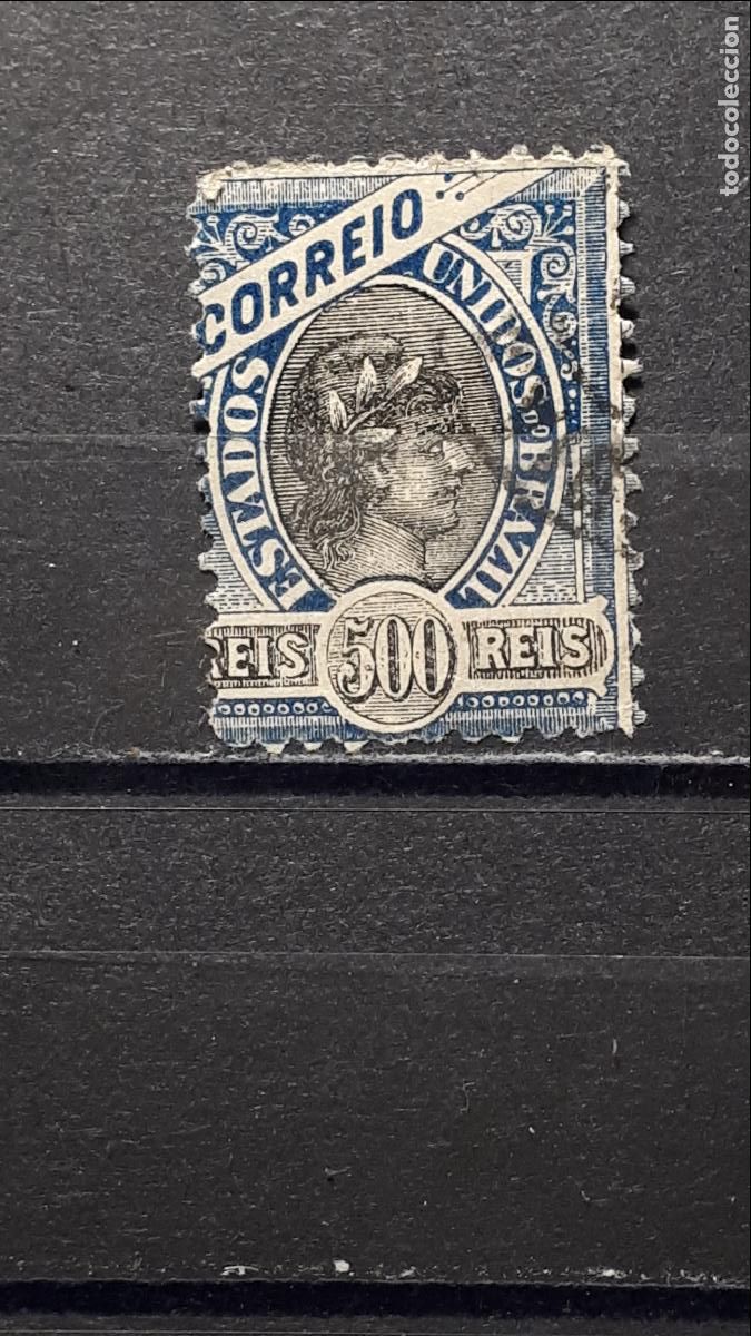 Sellos: BRASIL. A&Ntilde;O 1894. &deg;. YVERT 85 - Foto 1