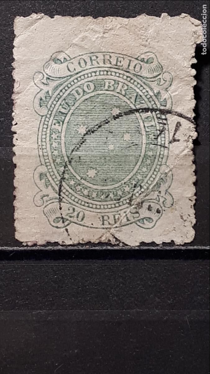Sellos: BRASIL. A&Ntilde;O 1889. &deg;. YVERT 68 - Foto 1