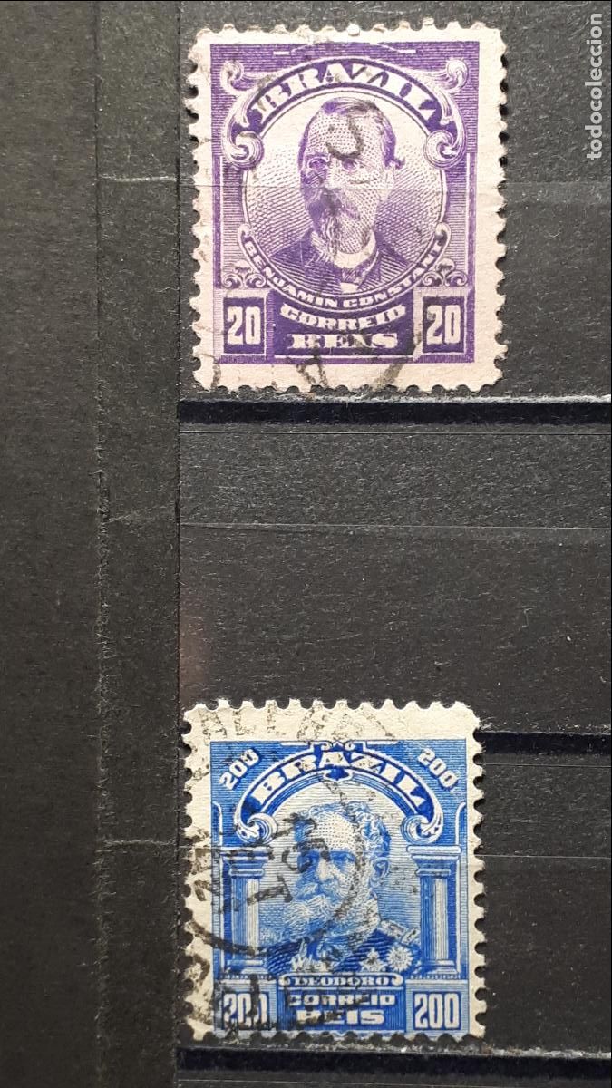Sellos: BRASIL. A&Ntilde;O 1906. &deg;. YVERT 129, 132 - Foto 1