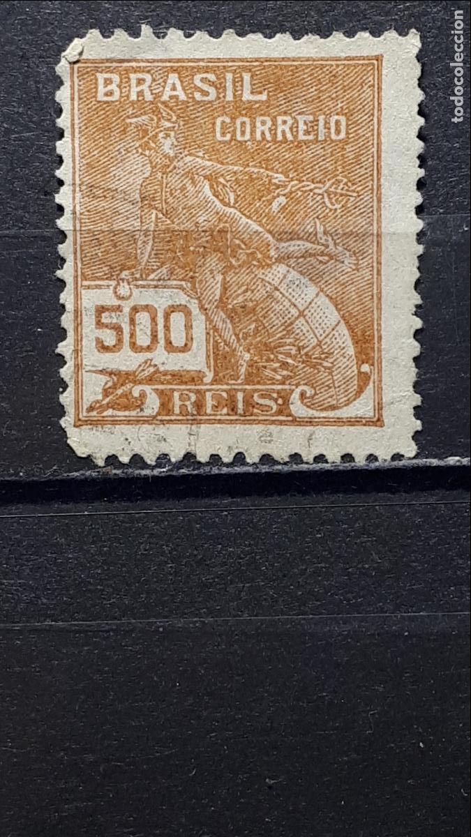 Sellos: BRASIL. A&Ntilde;O 1920. &deg;. YVERT 177B - Foto 1