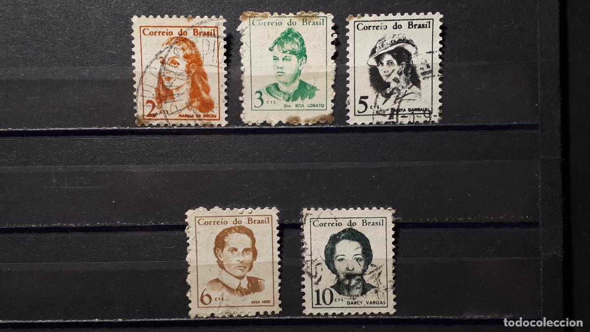 Sellos: BRASIL. A&Ntilde;O 1967. &deg;. YVERT 816/19A, - Foto 1