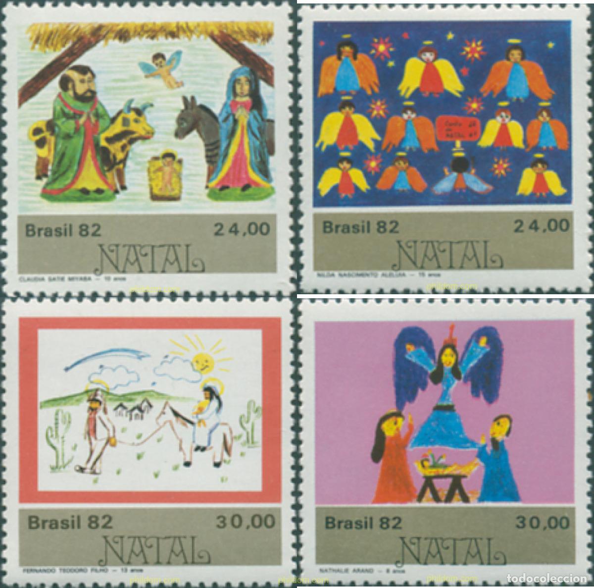 Sellos: 294036 MNH BRASIL 1982 NAVIDAD - Foto 1