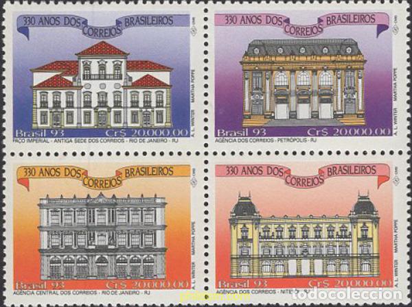 Sellos: 663479 MNH BRASIL 1993 EDIFICIOS DE CORREOS - Foto 1