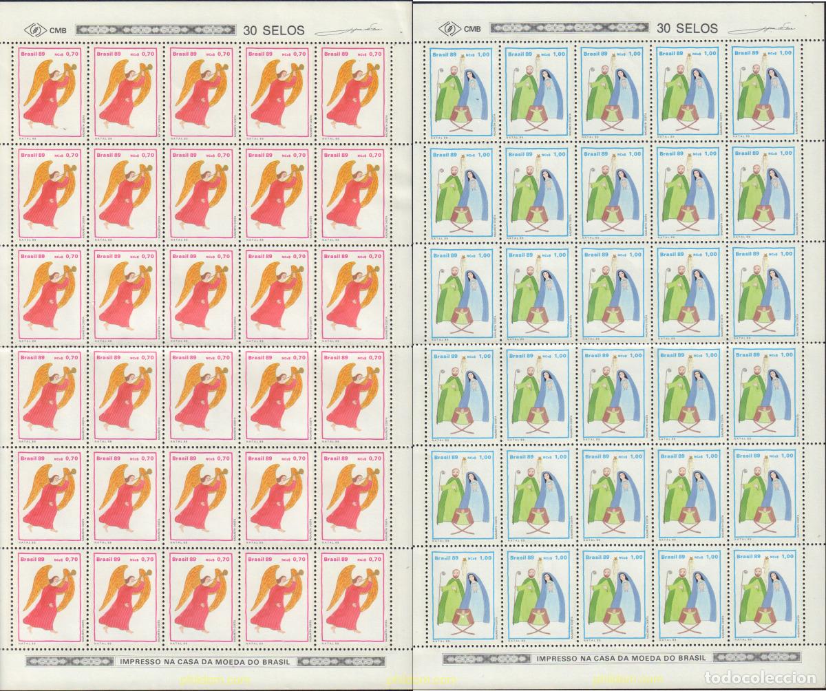 Sellos: 577079 MNH BRASIL 1989 NAVIDAD - Foto 1