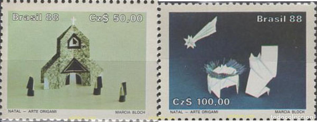 Sellos: 655806 MNH BRASIL 1988 NAVIDAD - Foto 1