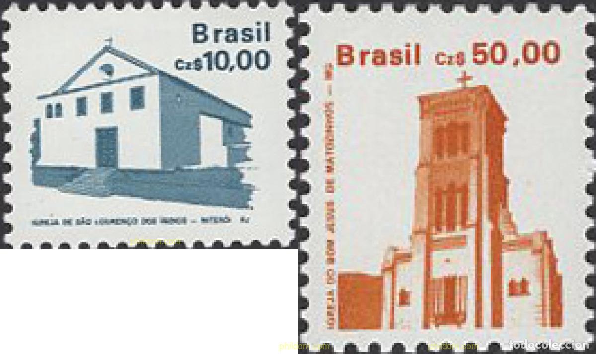 Sellos: 663345 MNH BRASIL 1987 BASICA - Foto 1