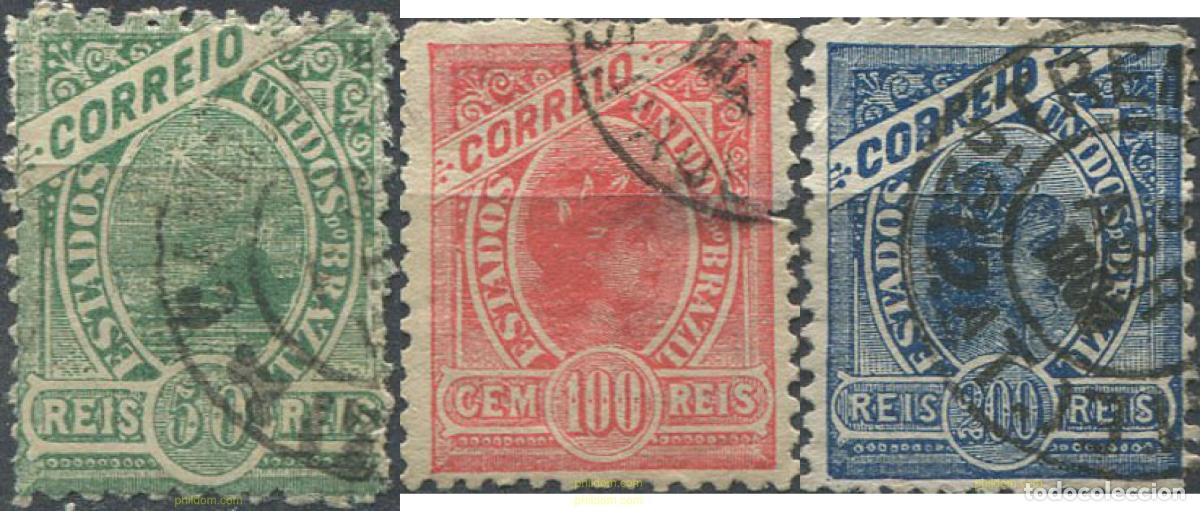 Sellos: 674280 USED BRASIL 1900 BASICA - Foto 1