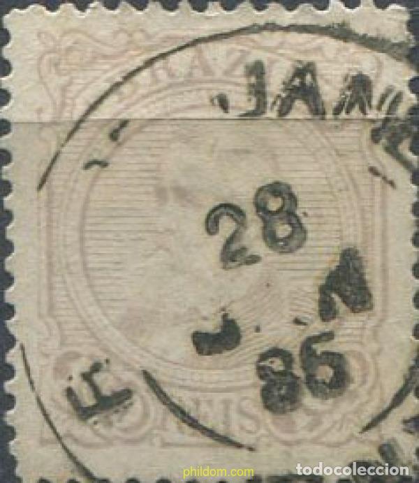Sellos: 674081 USED BRASIL 1884 BASICA - Foto 1