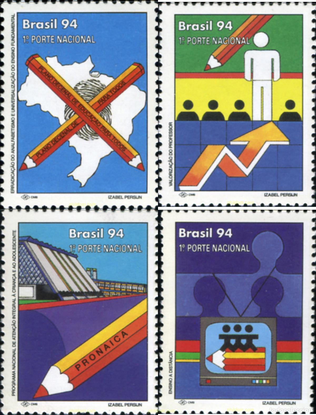 Francobolli: 171816 MNH BRASIL 1994 PLAN DE EDUCACION